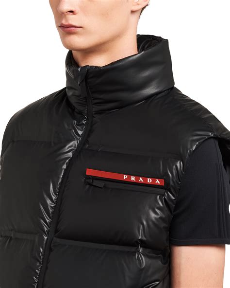 prada nylon vest|prada vests for men.